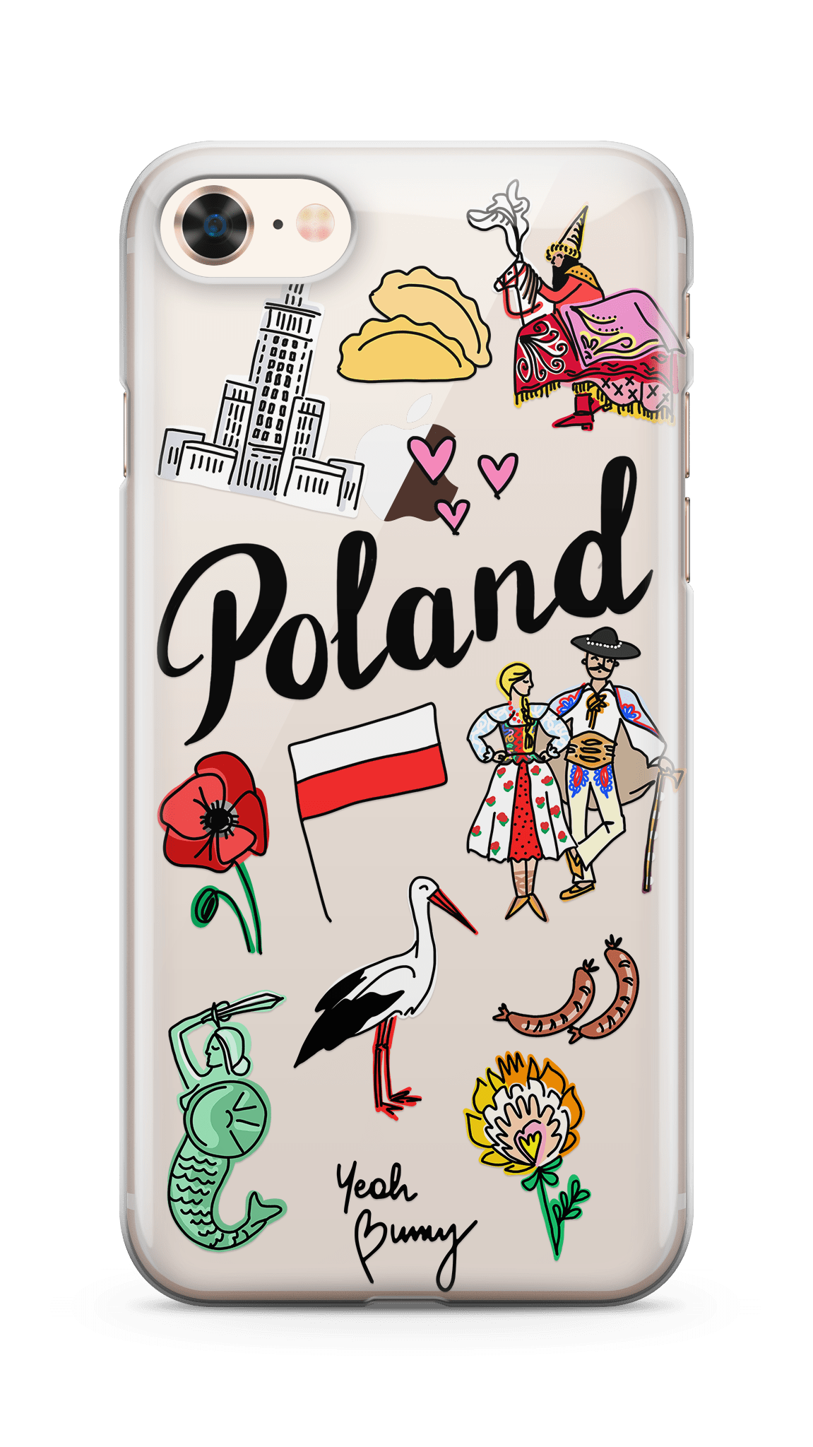 Case - Etui - Poland - iPhone 8/7/6 / SE2 - Yeah Bunny - Sklep